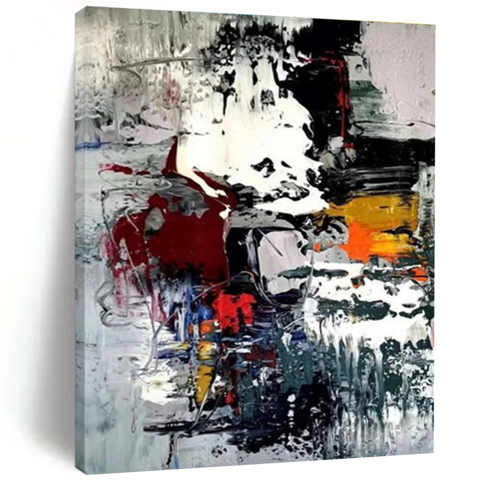 Colorful Dynamic Abstract Painting for Creative Coworking Spaces HENG391