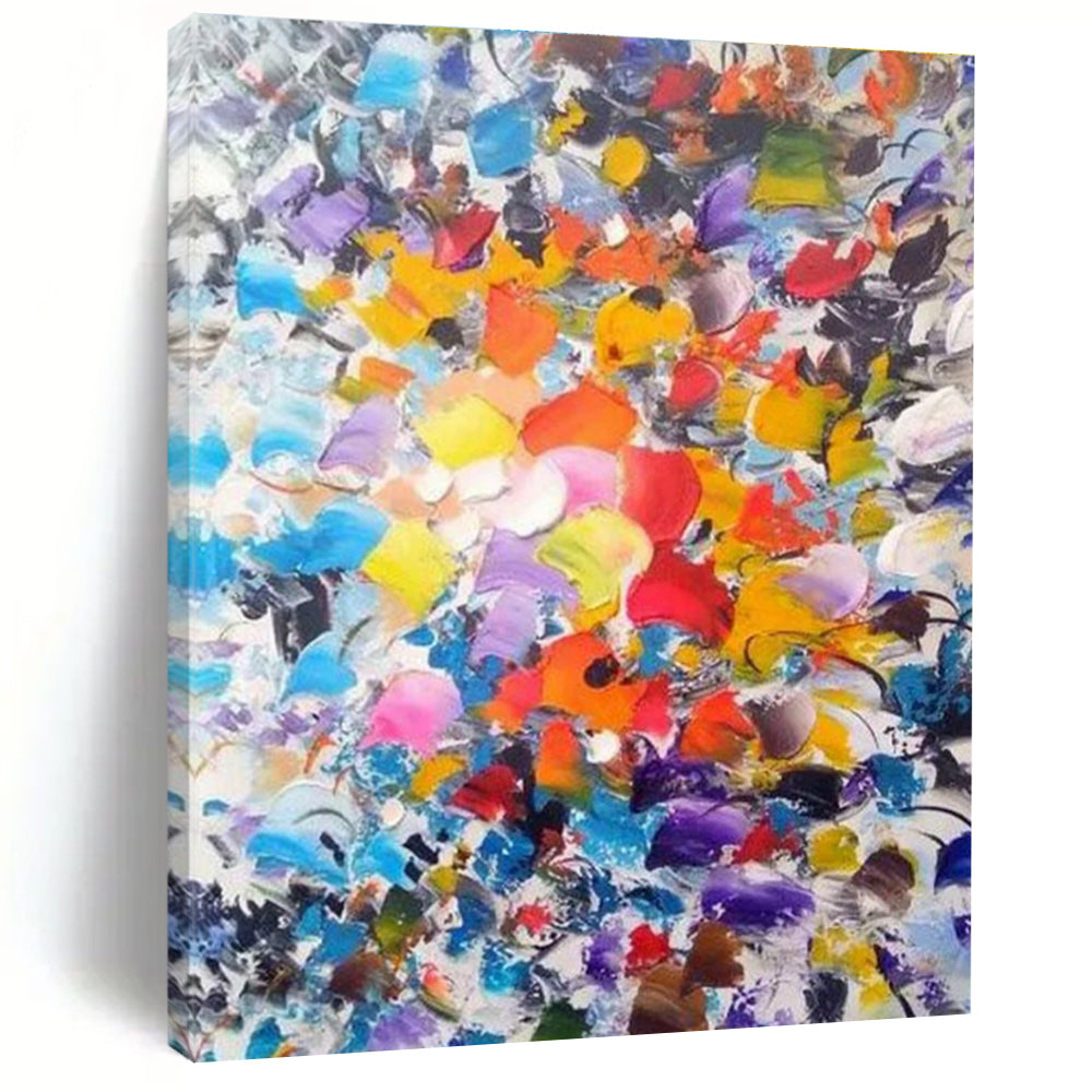 Vivid Color Explosion Abstract Painting for Creative Studios HENG411
