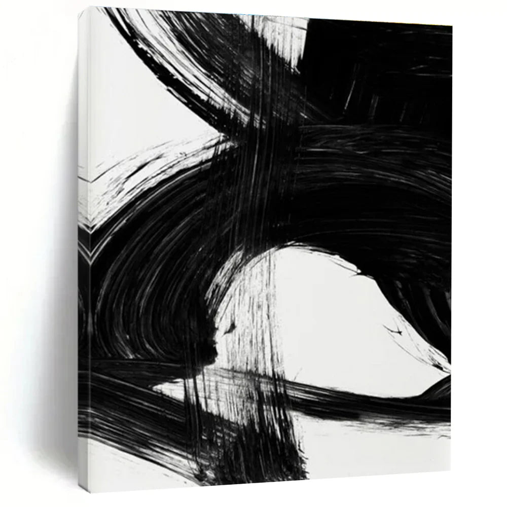 A Dance of Contrast - The Expressive Power of the 'Dynamic Black Ink Abstract'
