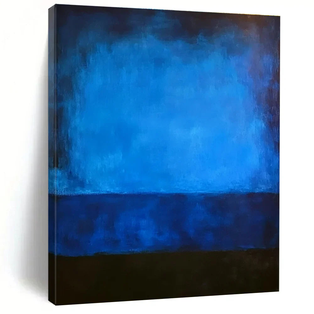 Oceanic Depths - A Study in Layered Blue and White