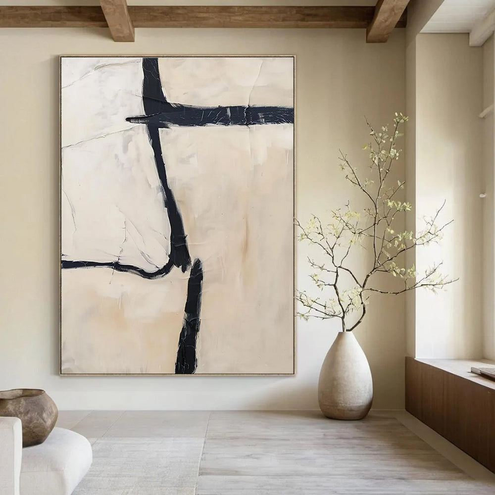 Embracing Serenity - The Timeless Appeal of Beige Abstract Art