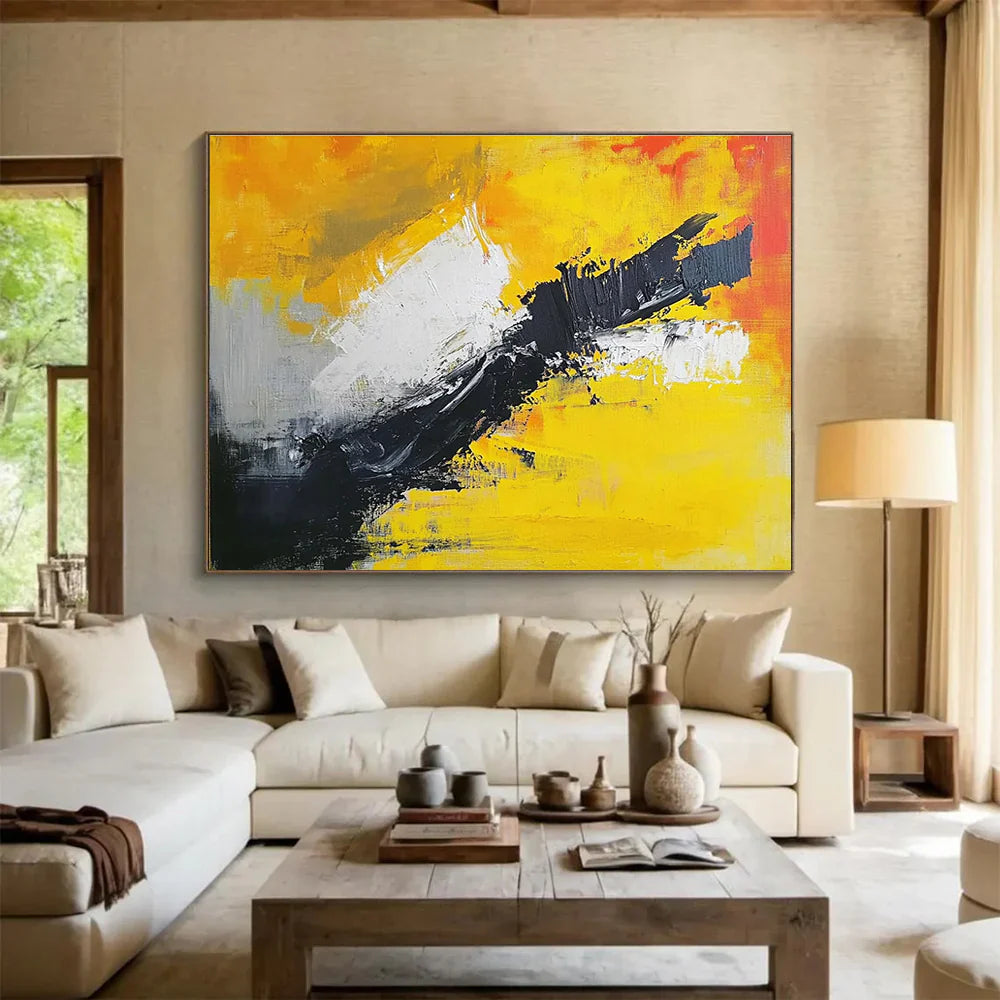 The Radiance of Yellow: Unveiling the Power of Yellow Abstract Art