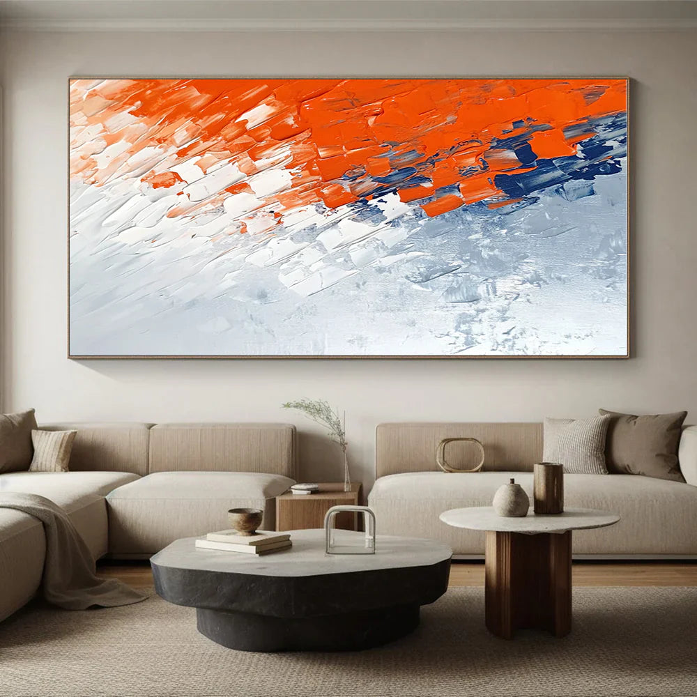 The Vibrant World of Orange Abstract Art
