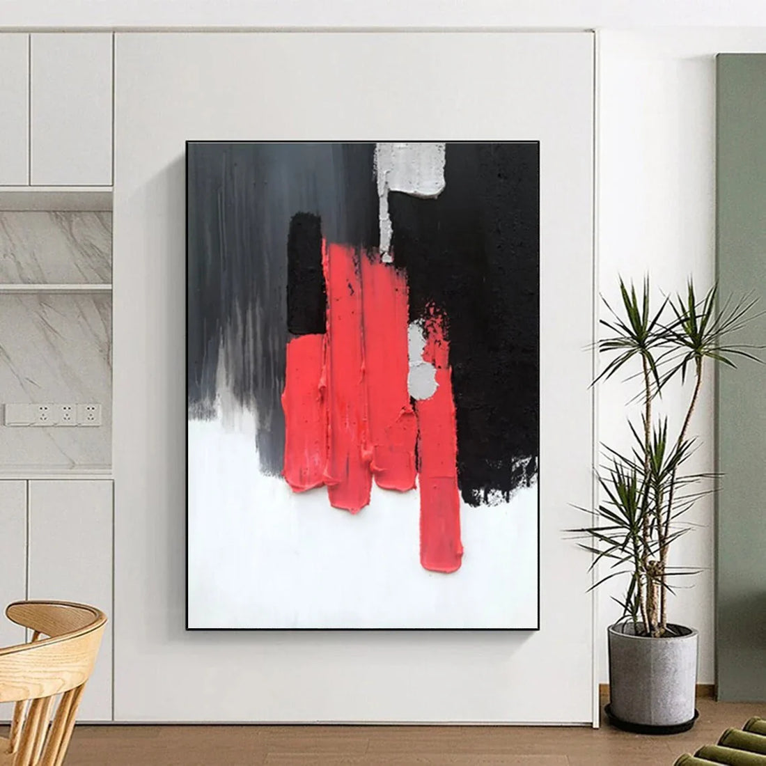 The Fiery Essence: Exploring the World of Red Abstract Painting