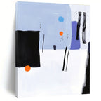 Playful Abstract Forms Painting with Whimsical Creativity WINK158
