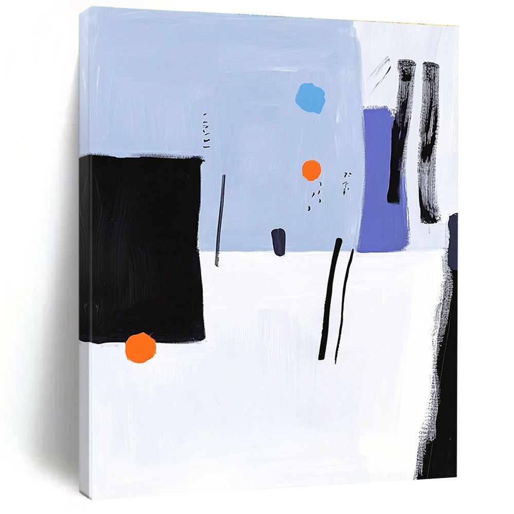 Playful Abstract Forms Painting with Whimsical Creativity WINK158