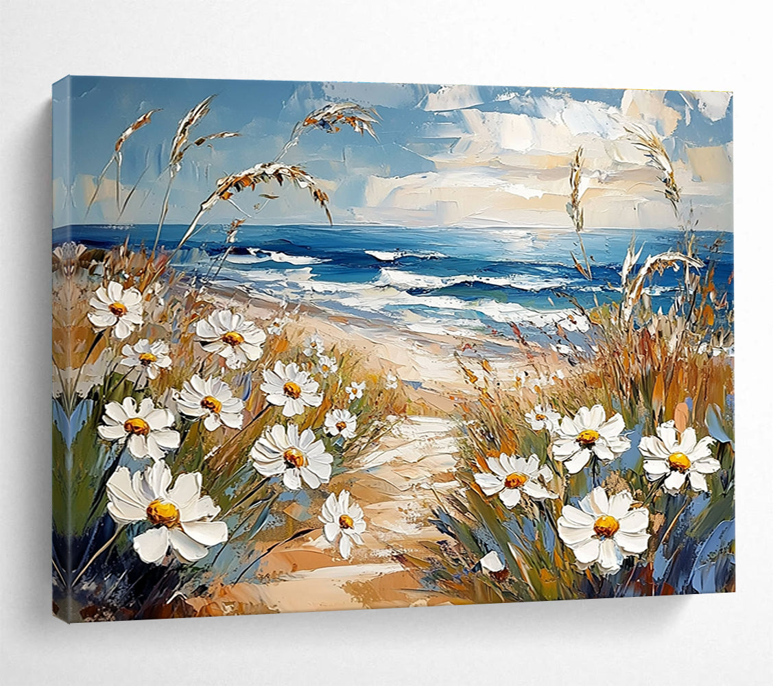 Beach with Daisies - A Summer Idyll ABS012
