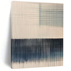 Vertical Line Patterns Abstract Painting with Minimalist Rhythm WINK073