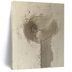 Textured Circles and Lines Abstract Painting for Contemporary Art Galleries GAB1346