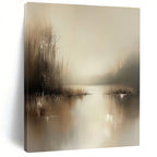 Reedy Lake Abstract - Naturalistic Landscape Abstract Art GAB0517