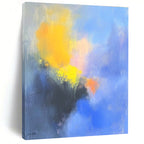 Soft Color Abstract Painting for Relaxing Nurseries GAB0758