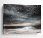 Star - Filled Night Sky Over Ocean  Enchanting Cosmos ABS120