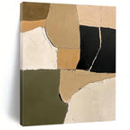 Minimalist Geometric Abstract Painting for Art - Inspired Retail Stores GAB1159