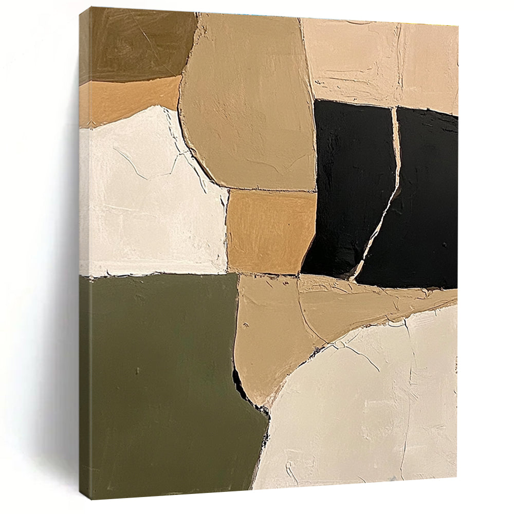 Minimalist Geometric Abstract Painting for Art - Inspired Retail Stores GAB1159