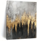 Gold - Forest Abstract Painting for Elegant Living Rooms GAB0860