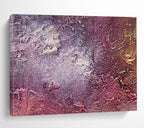 Textured Purple Abstract Painting for Luxury Wine Bars YHT361