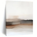 Minimalist Mountainscape Abstract Painting with Subtle Depth WINK193