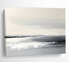 Monochromatic Landscape with Subtle Shades Abstract Painting ABS330