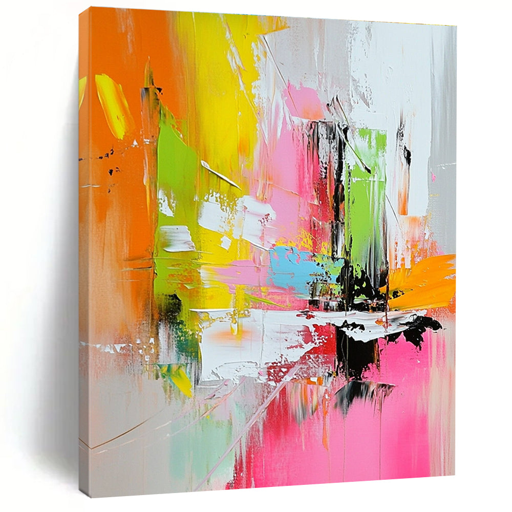 Colorful Horse Abstract Painting with Wild Spirit WINK716