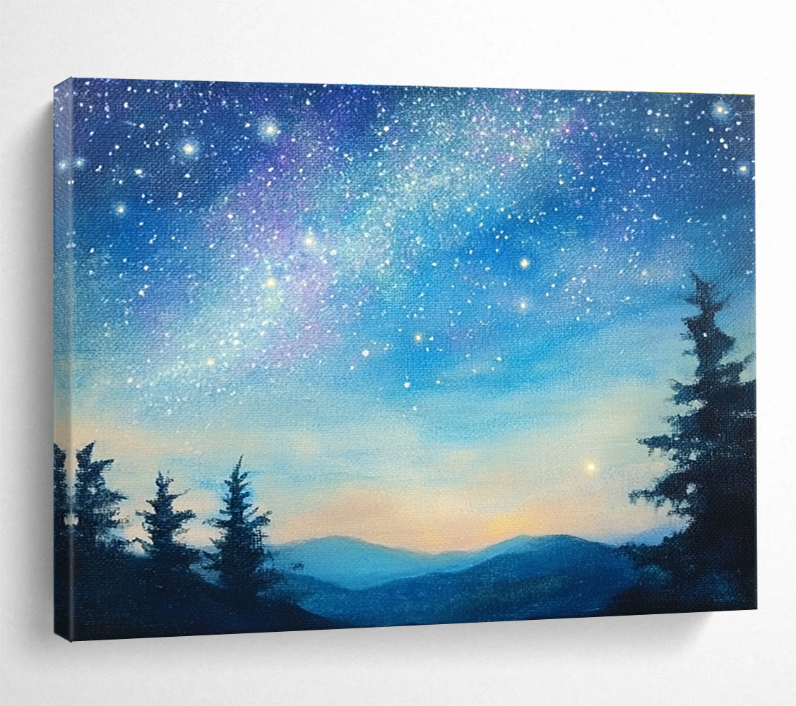 Starry Night Landscape - Celestial Wonder ABS013