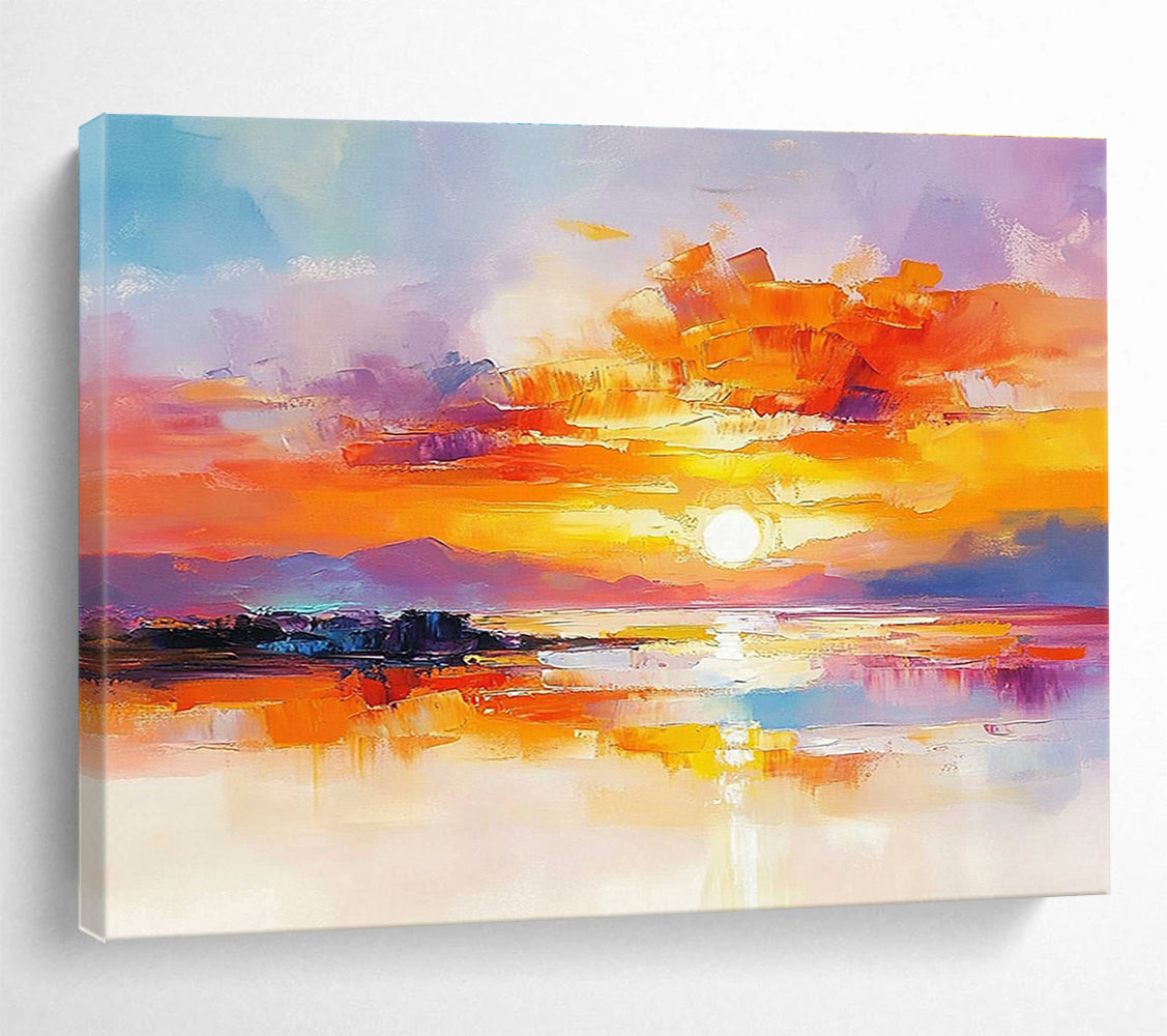 Colorful Sunset Abstract - Emotion in Hues ABS014