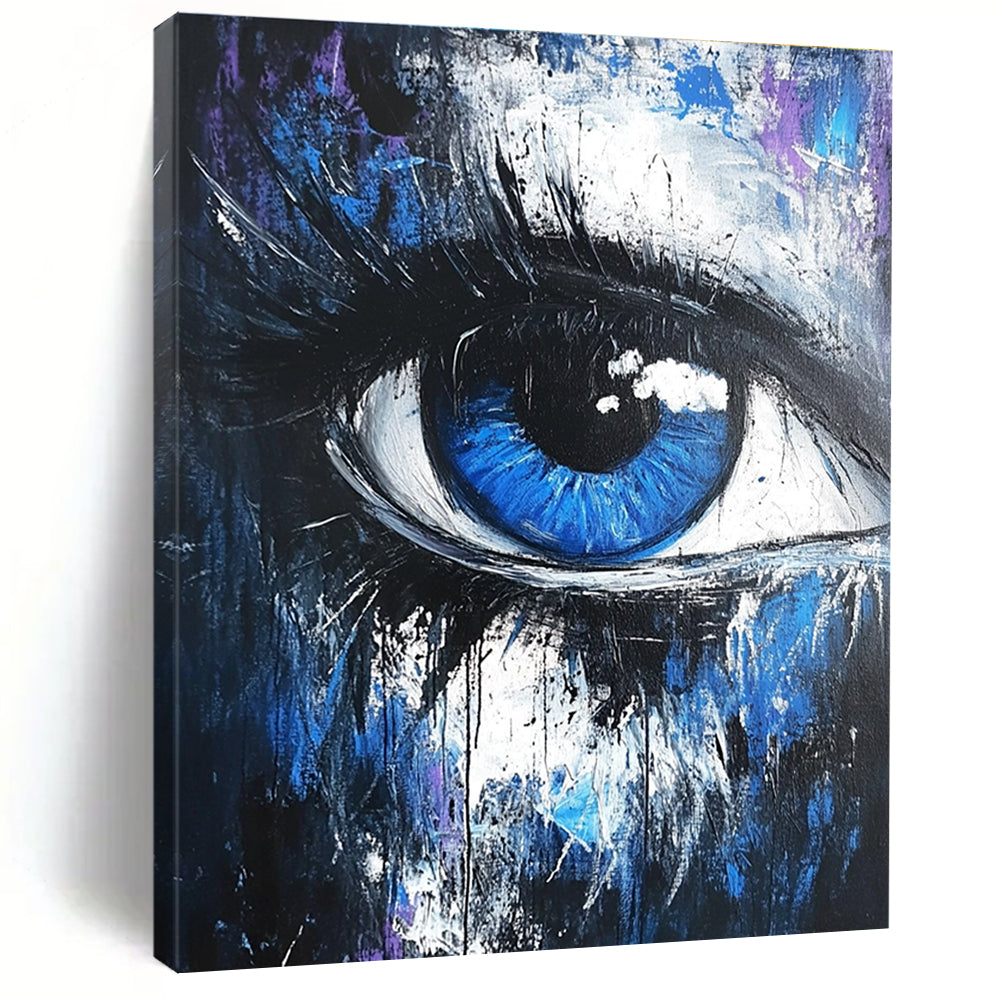 Expressive Abstract Eye Painting for Art - Centric Studios GAB1119