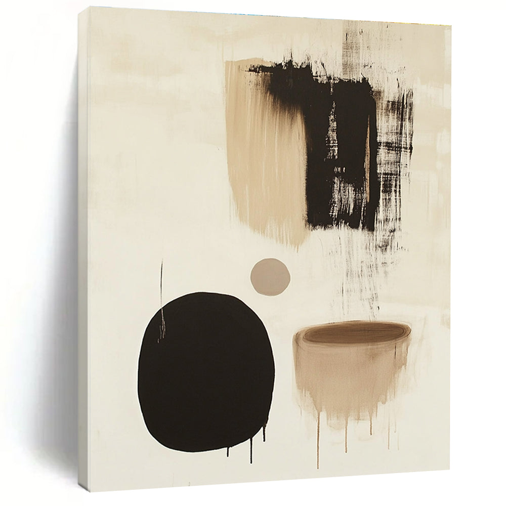 Neutral Tones Abstract Painting of Subtle Sophistication GAB0207