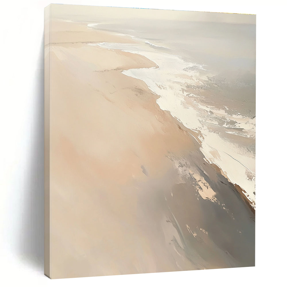 Minimalist Beach Abstract Painting for Calm - Themed Bedrooms GAB1016