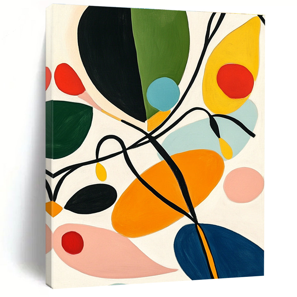 Colorful Organic Shapes - Playful Abstract Art GAB0403