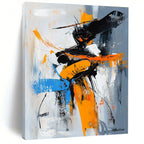 Dynamic Figure Abstract Painting for Modern Dance Studio Entrances GAB1185
