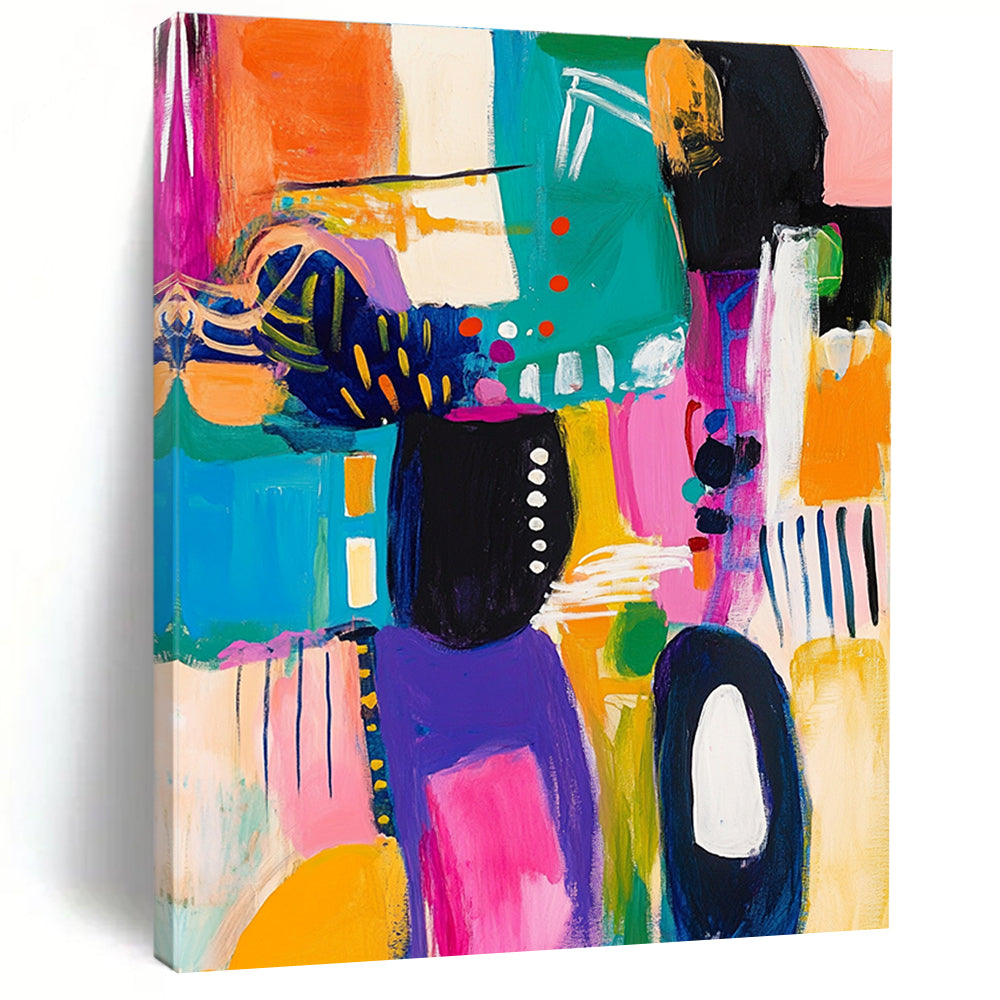 Bright Color Block Abstraction - Playful Modern Art GAB0381