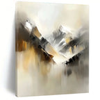 Abstract Mountain Range Painting for Modern Ski Lodge Interiors GAB1162