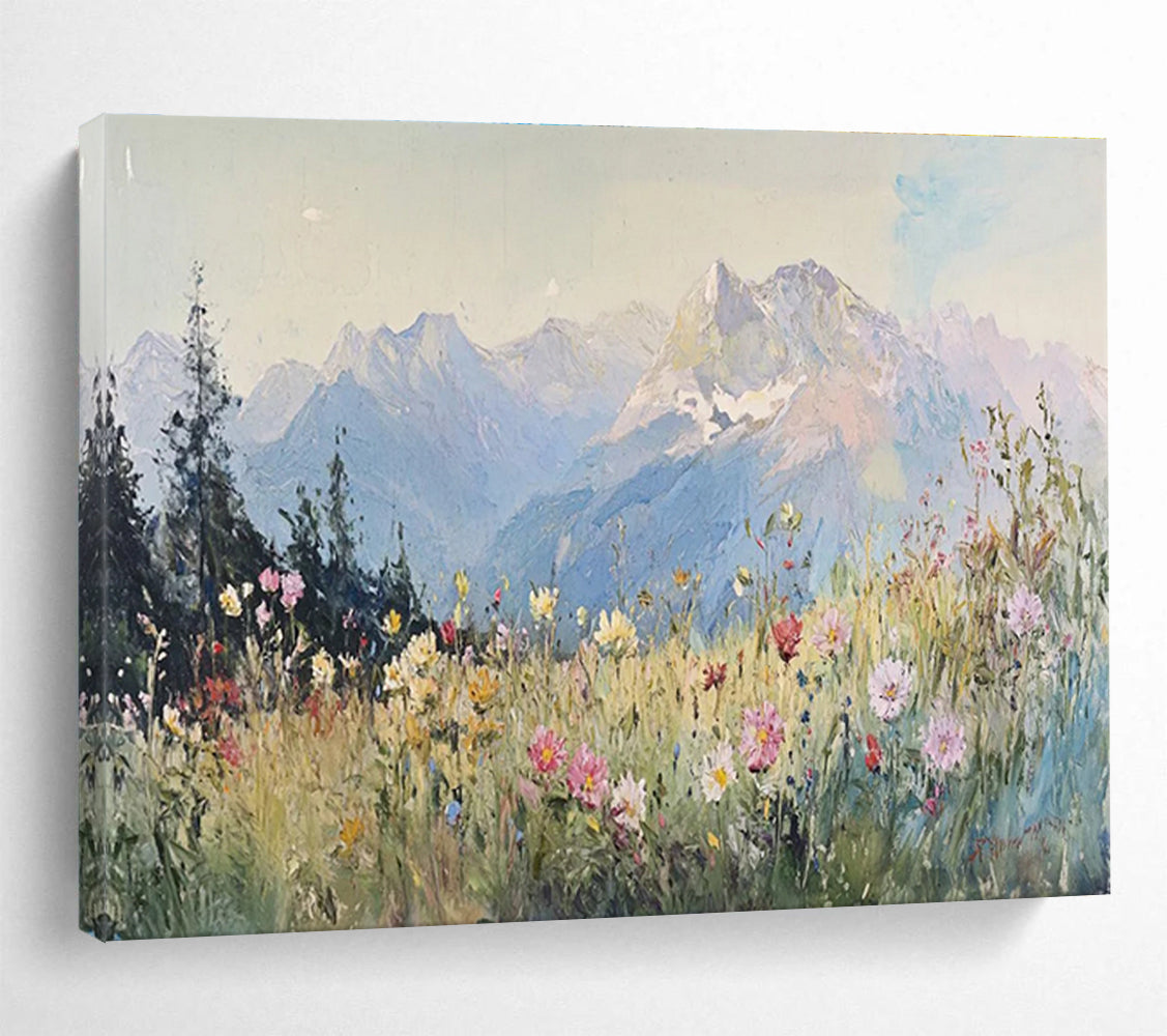 Alpine Meadow Abstract Painting for Outdoor - Enthusiast Studies YHT409