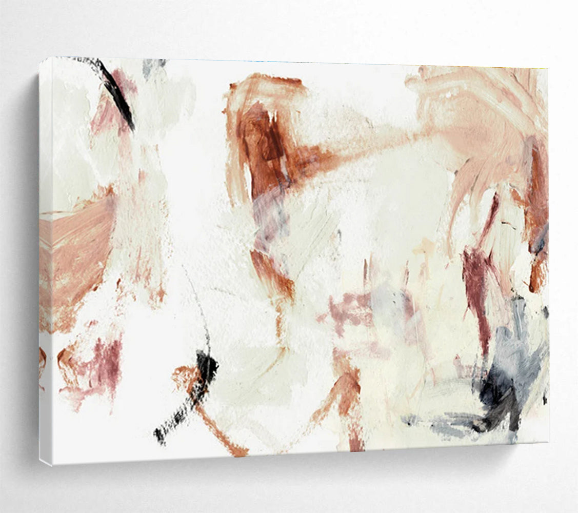 Subtle Hue Abstract Painting for Minimalist Dining Rooms YHT145