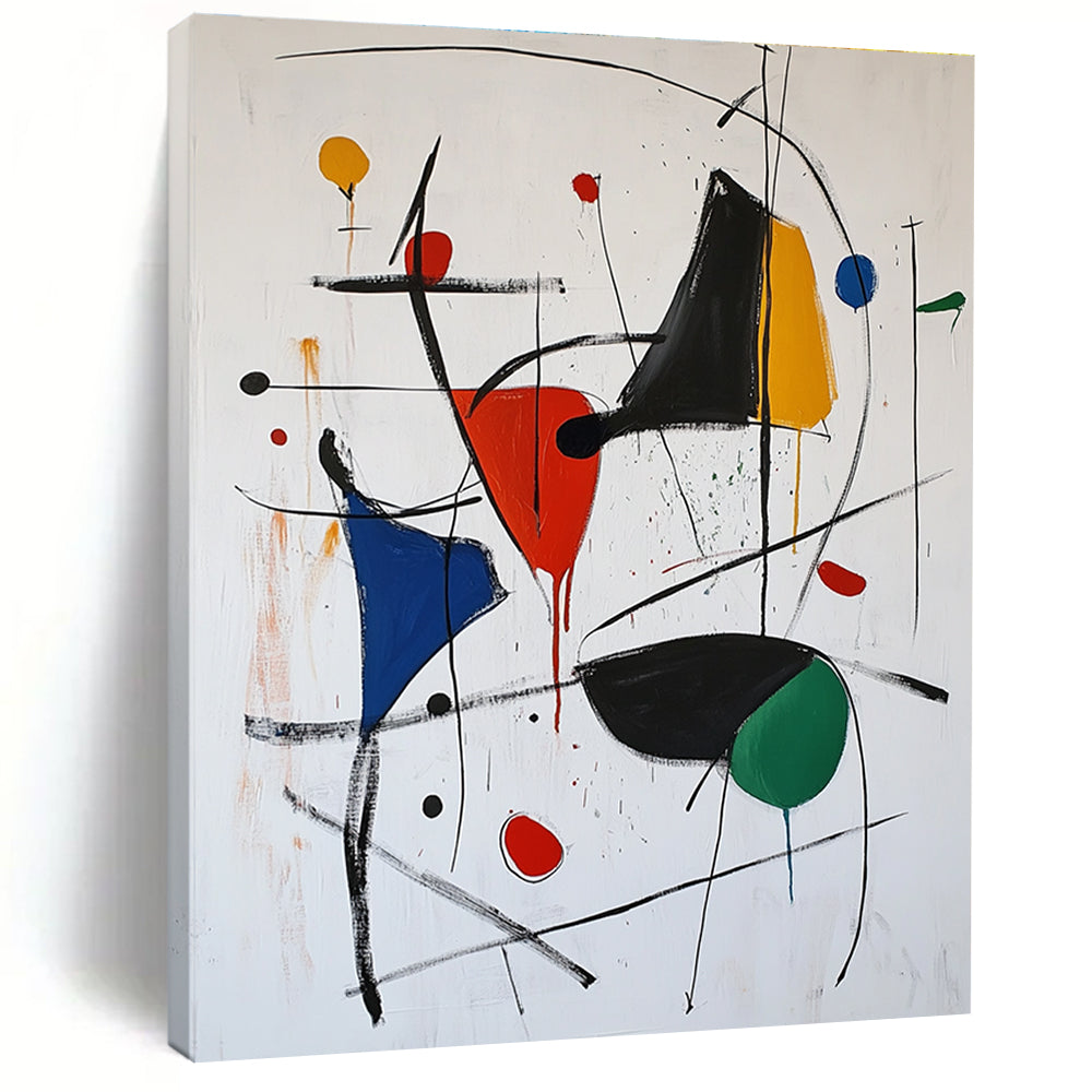 Colorful Drip Abstract Painting for Bohemian - Style Studios GAB0845
