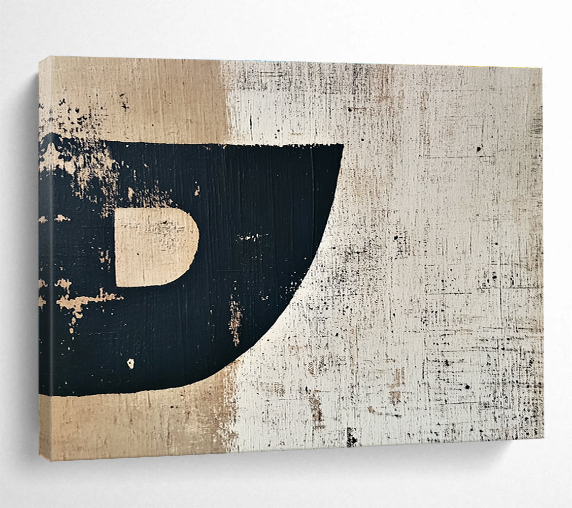 Distressed Black and Beige - Rustic Modernity ABS030