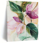 Pink and Purple Flowers Abstract Painting for Romantic - Styled Boutiques GAB1073