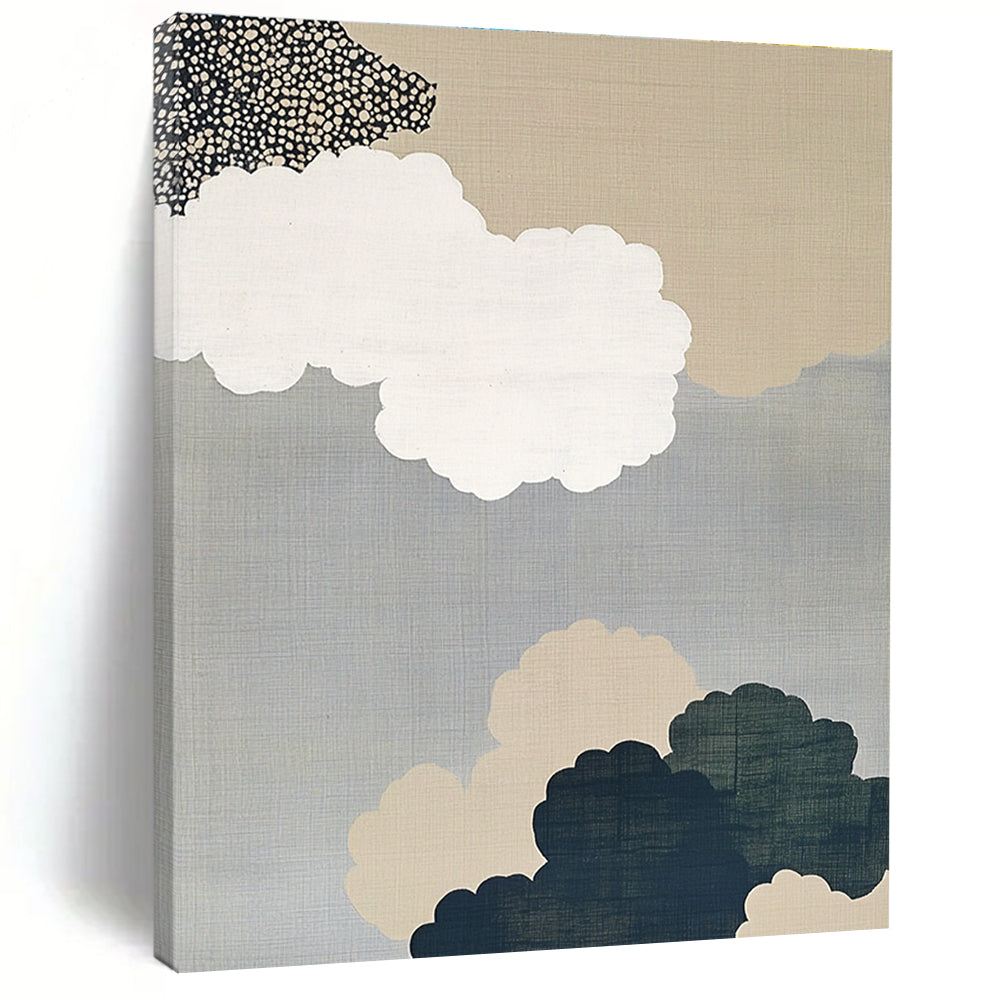 Cloudy Sky Composition Minimalist Abstract Painting GAB0301