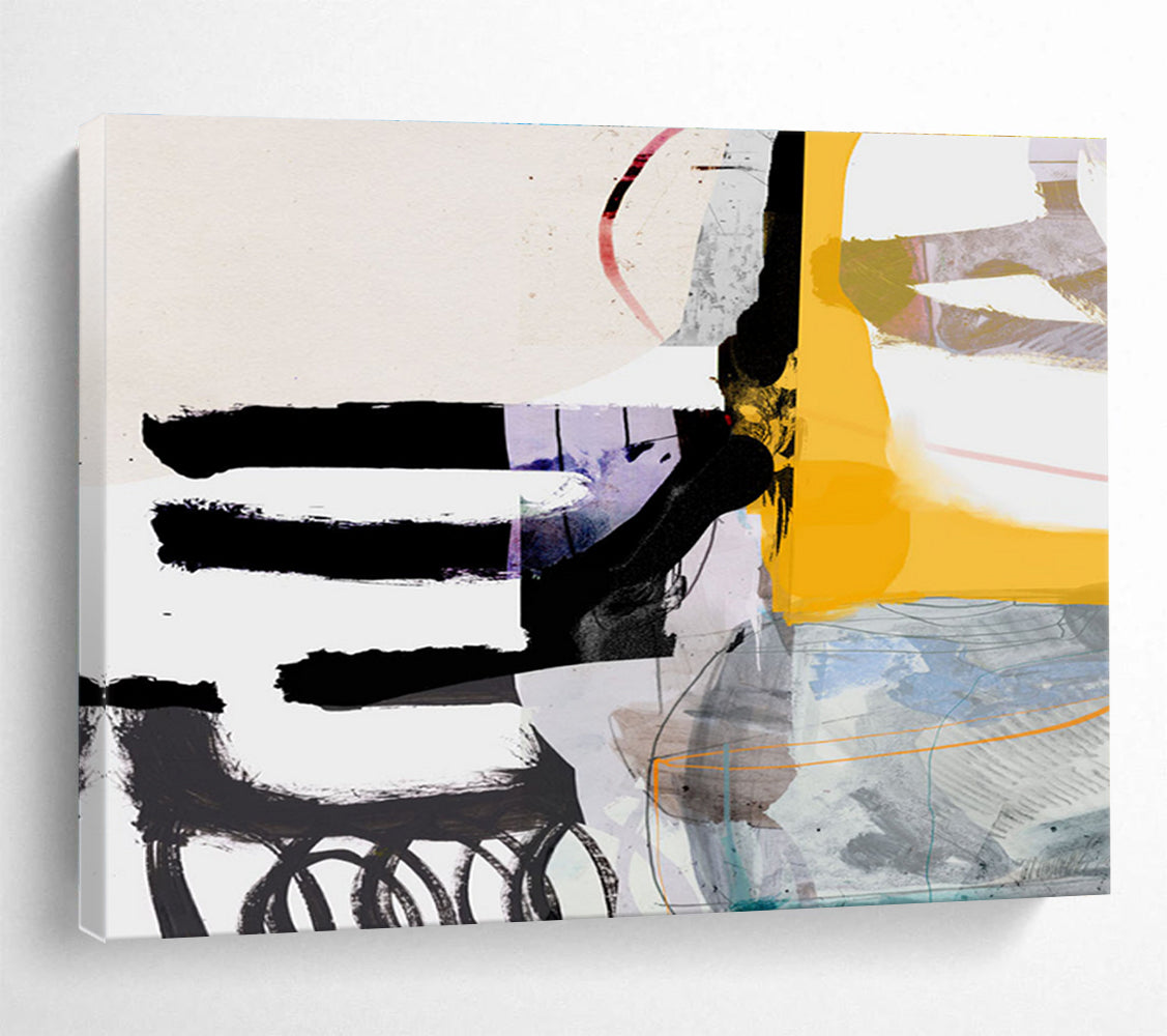 Mixed Color Bold Abstract Painting for Creative Workspaces YHT112