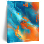 Fluid Color Abstract - Dynamic Liquid - Flow Abstract Art GAB0498