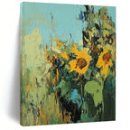 Sunflower Abstract Painting for Cheerful Kitchens GAB0796