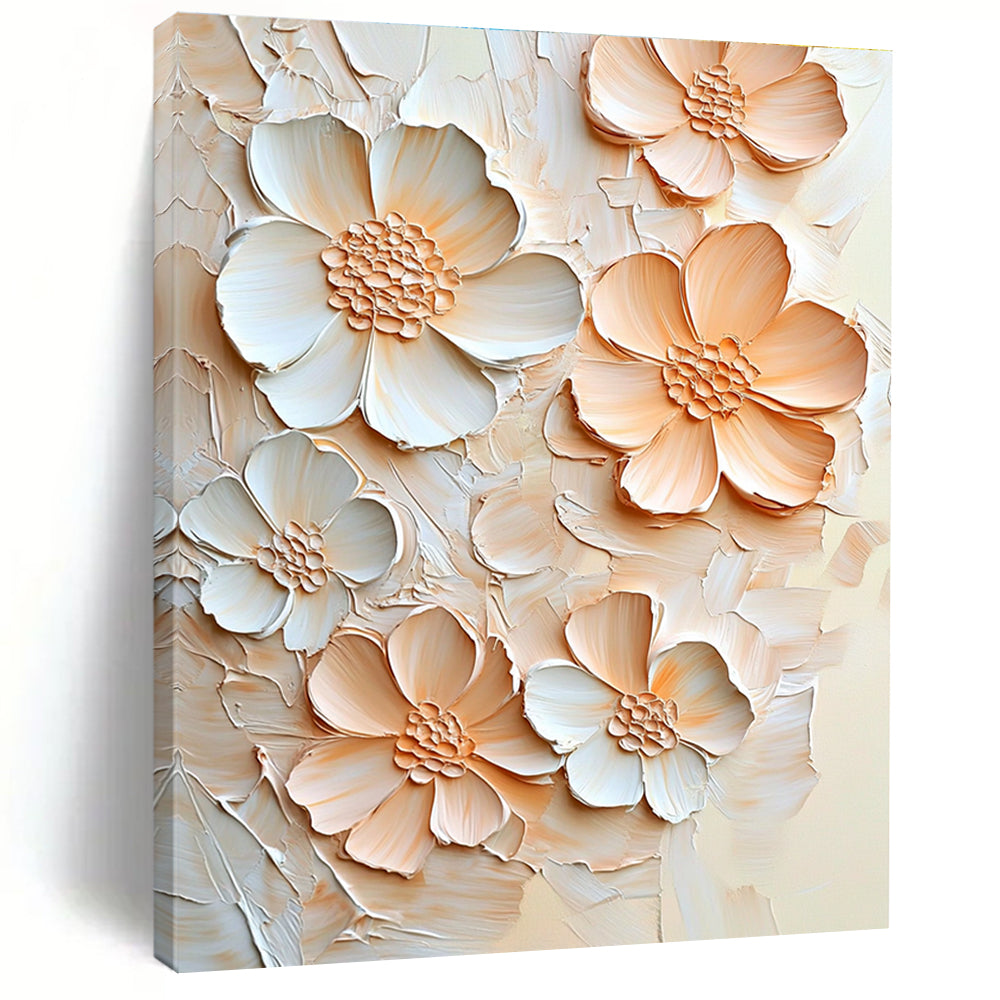 3D Floral Abstract Painting for Nature - Inspired Home Decor Stores GAB0948