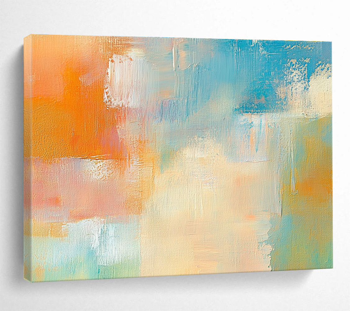 Colorful Abstract Blend Painting with Soft Transitions ABS283