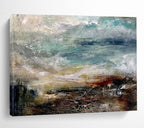 Textured Sea Abstract Painting for Art - Lovers’ Spaces YHT015