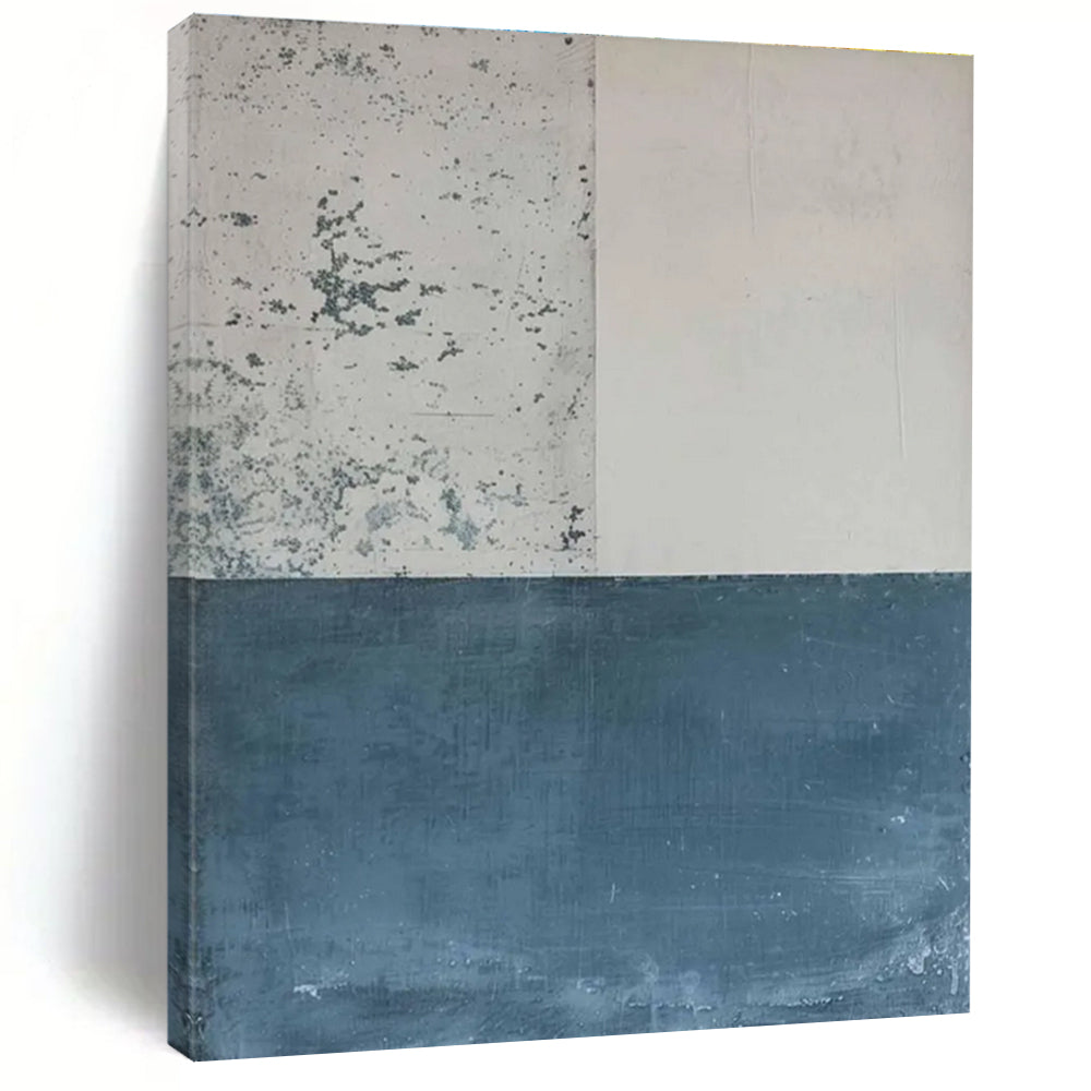 Minimalist Color Blocks Abstract Painting for Modern Art Galleries HENG085