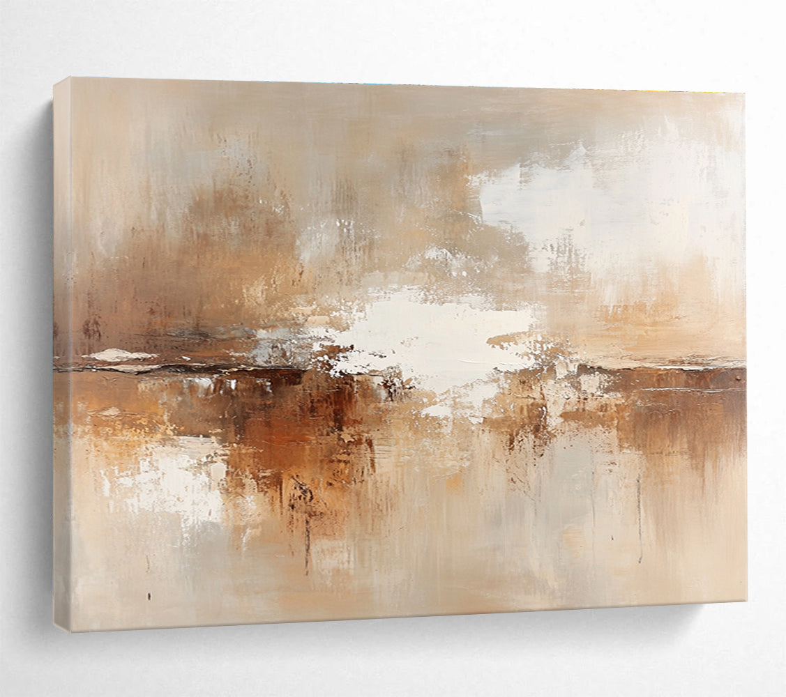Earth - Toned Abstract: Warm, Muted Colors for Subtle Depth Abstract Painting ABS172