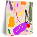 Colorful Playful Abstract Painting with Joyful Chaos WINK329