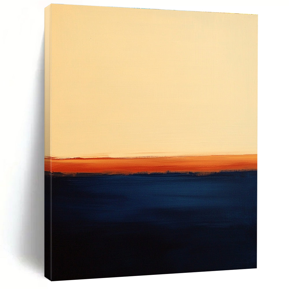 Sunset Abstraction Abstract Painting with Tranquil Gradients WINK192