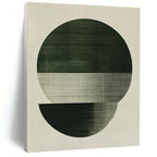 Circular - Lined Abstract Painting with Subtle Textures WINK854