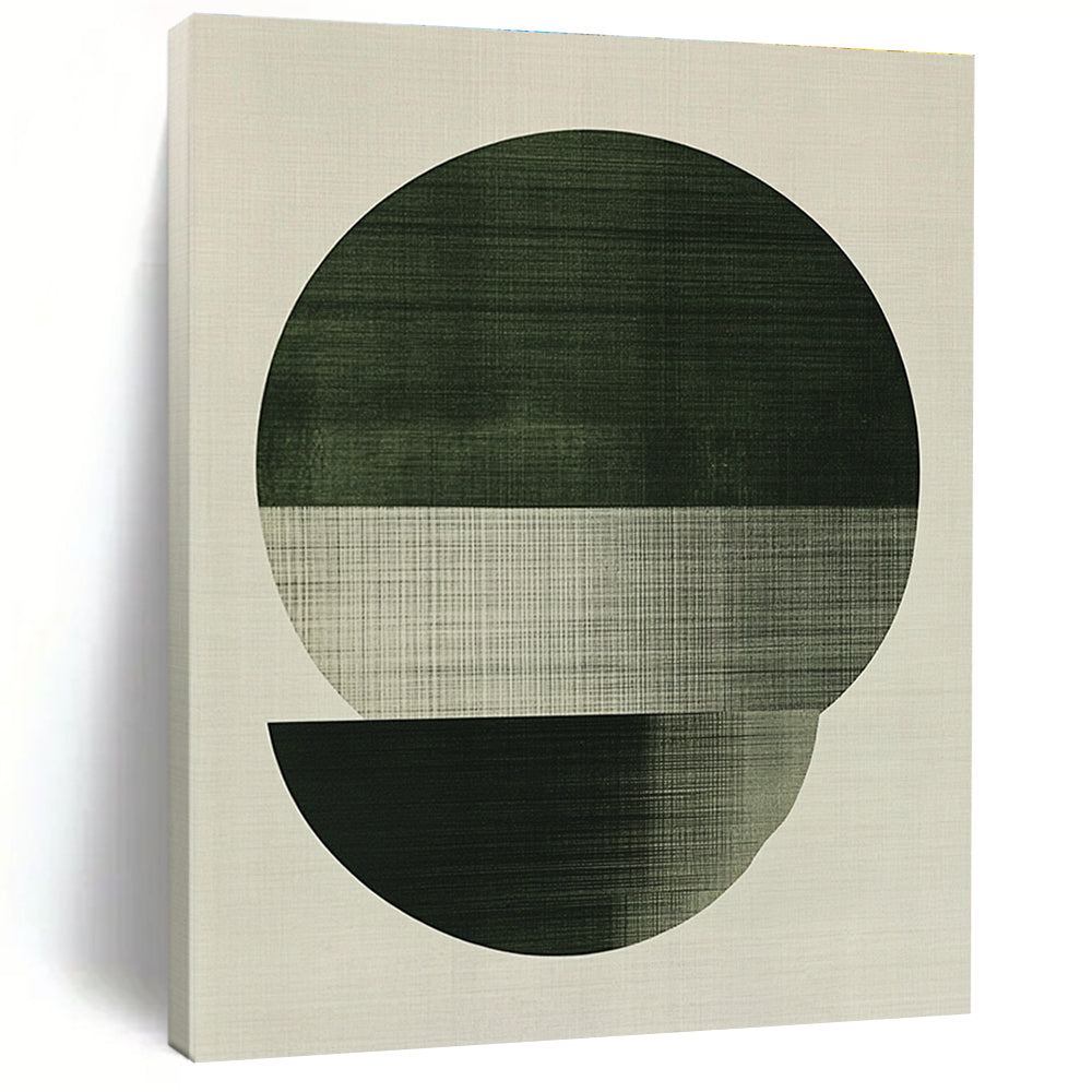 Circular - Lined Abstract Painting with Subtle Textures WINK854